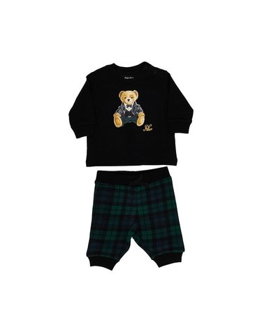 [해외직구] 26 F/W 랄프로렌 폴로 베어 프린트 코튼 셋 KIDS (KIDS 상품) 320B28710002BLACK B0132362118