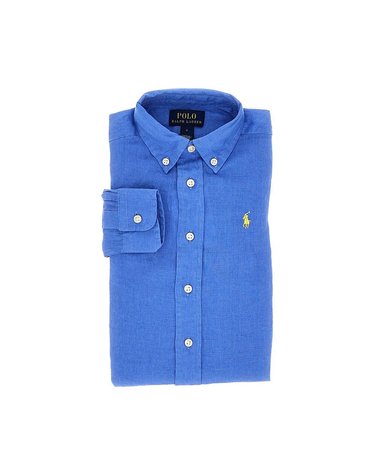 [해외직구] 27 S/S 랄프로렌 린넨 셔츠 WITH 로고 엠브로이드 KIDS (KIDS 상품) 323-967600HARBOR ISLAND BLUE B0132539432