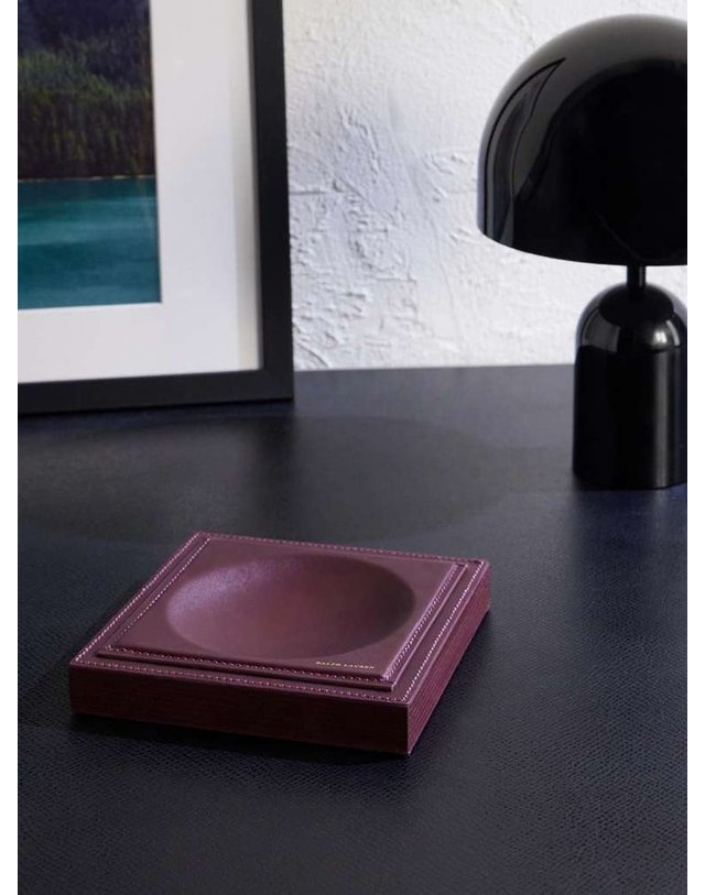 랄프로렌 [해외직구] 랄프로렌 BRENNAN 레더 & TEAK CATCHALL 682P19673001 B0082296141 착용컷