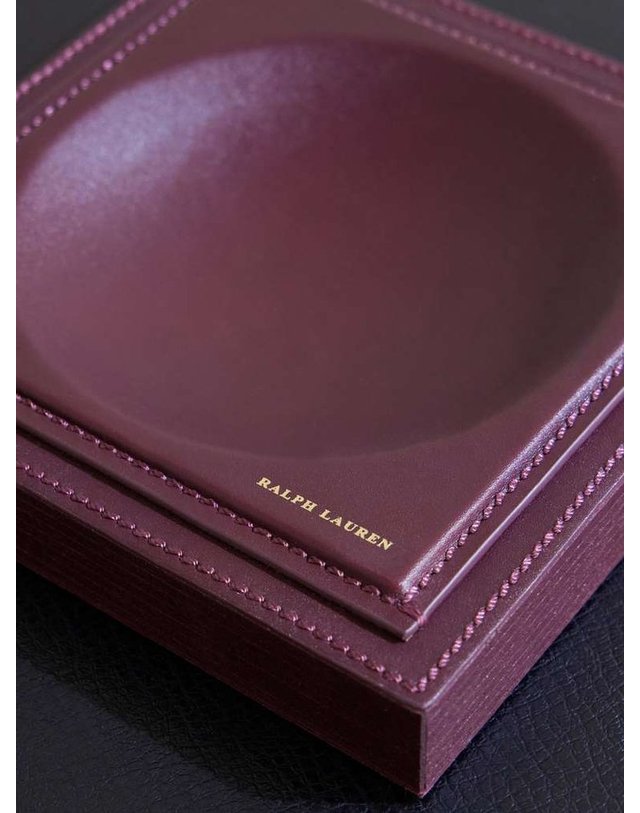 랄프로렌 [해외직구] 랄프로렌 BRENNAN 레더 & TEAK CATCHALL 682P19673001 B0082296141 착용컷