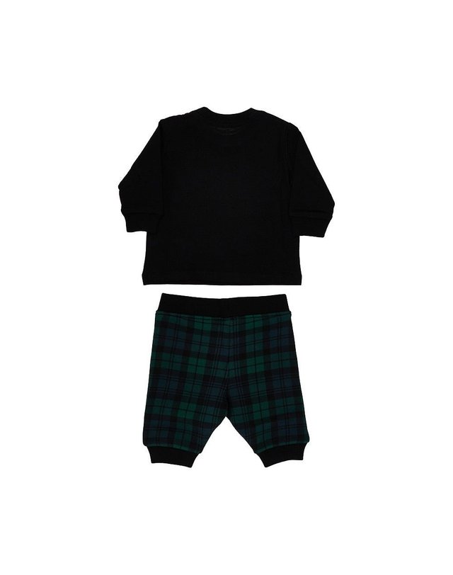 랄프로렌 [해외직구] 26 F/W 랄프로렌 폴로 베어 프린트 코튼 셋 KIDS (KIDS 상품) 320B28710002BLACK B0132362118 착용컷