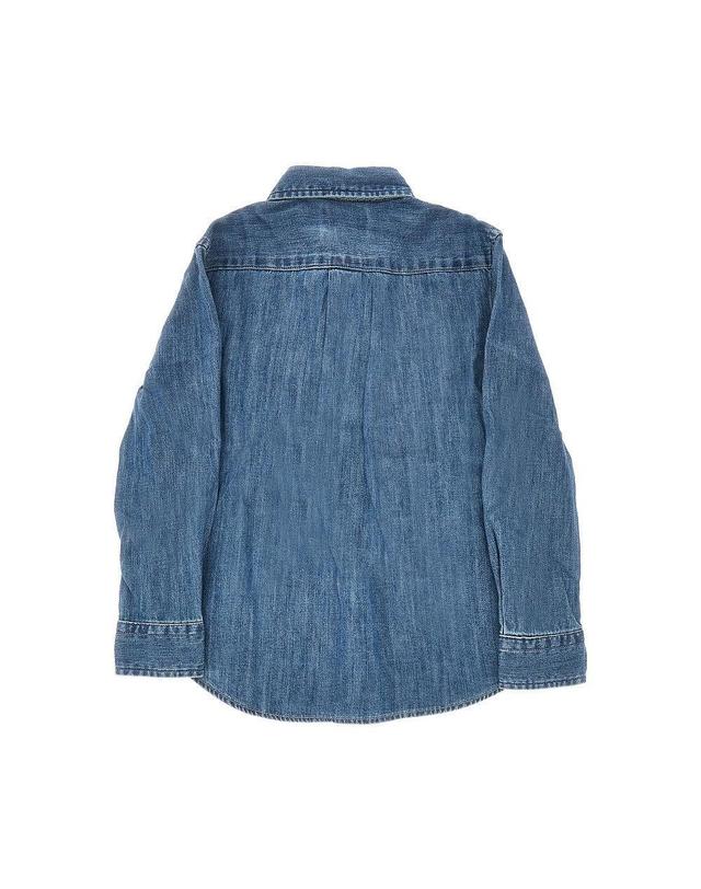 랄프로렌 [해외직구] 26 S/S 랄프로렌 데님 셔츠 WITH 로고 엠브로이드 KIDS (KIDS 상품) 322-713843DK BLUE B0132349782 착용컷