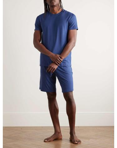 [해외직구] 26 F/W 데렉 로즈 BASEL STRETCHMICRO 모달 저지 파자마 쇼츠 3559-BASE1 NAVY B0081665408