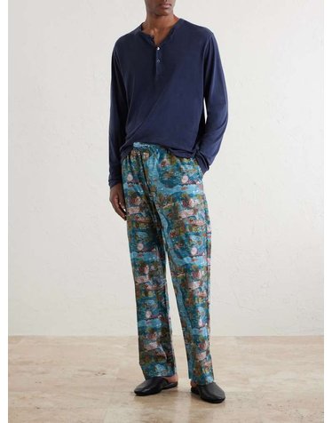 [해외직구] 26 F/W 데렉 로즈 LEDBURY 100 프린트 코튼 파자마 트라우저 3564-LEDB100 B0082036834