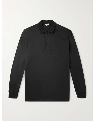 [해외직구] 샤르베 COTTONSATEEN 폴로 셔츠 LONG SLEEVE POLO B0082123772