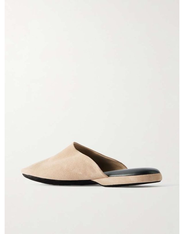 샤르베 [해외직구] 샤르베 스웨이드 슬리퍼 SUEDE SLIPPER B0082121385 착용컷