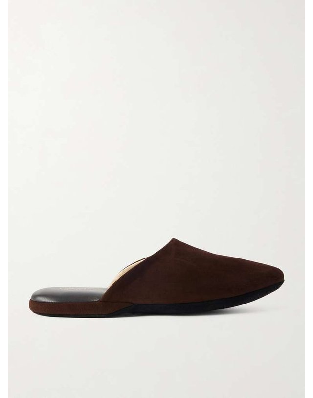 샤르베 [해외직구] 샤르베 스웨이드 슬리퍼 SUEDE SLIPPERS B0082121403 착용컷