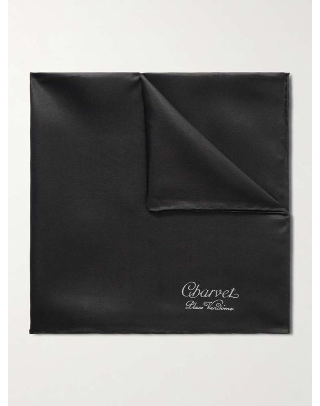 샤르베 [해외직구] 샤르베 실크 포켓 스퀘어 SOLID SILK POCKET SQUARE B0082122877 착용컷
