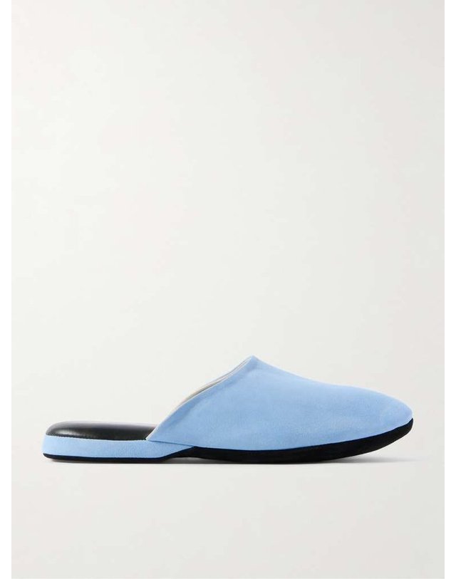 샤르베 [해외직구] 샤르베 스웨이드 슬리퍼 SUEDE SLIPPER B0082121451 착용컷