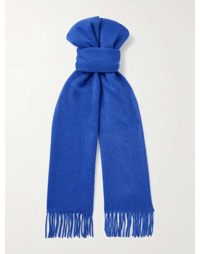샤르베 [해외직구] 샤르베 캐시미어 스카프 CASHMERE SCARF SMALL - 30 x 160cm B0082122799 착용컷