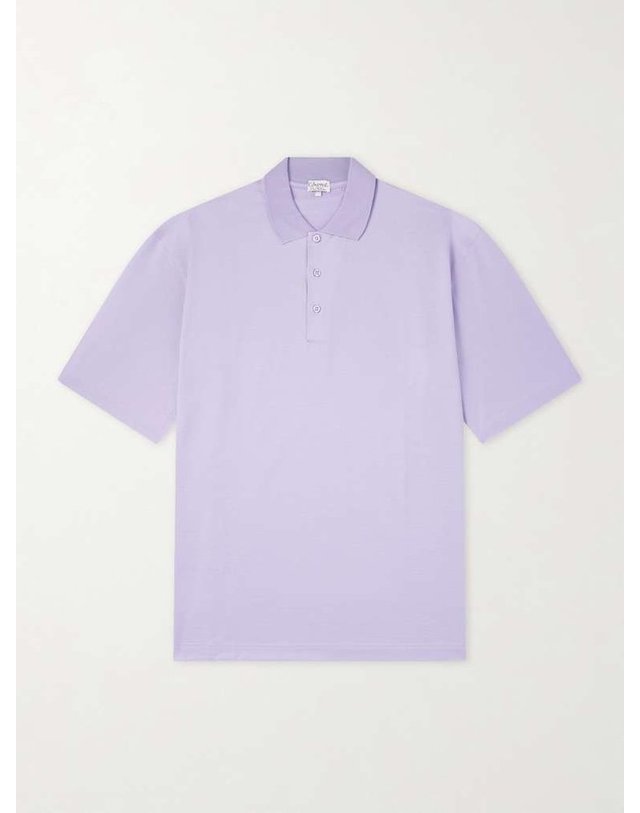 샤르베 [해외직구] 샤르베 코튼 폴로 셔츠 SHORT SLEEVE POLO B0082124282 착용컷