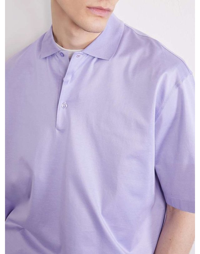 샤르베 [해외직구] 샤르베 코튼 폴로 셔츠 SHORT SLEEVE POLO B0082124282 착용컷