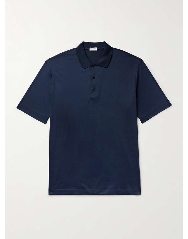 샤르베 [해외직구] 샤르베 슬림핏 코튼 폴로 셔츠 SHORT SLEEVE POLO B0082126482 착용컷