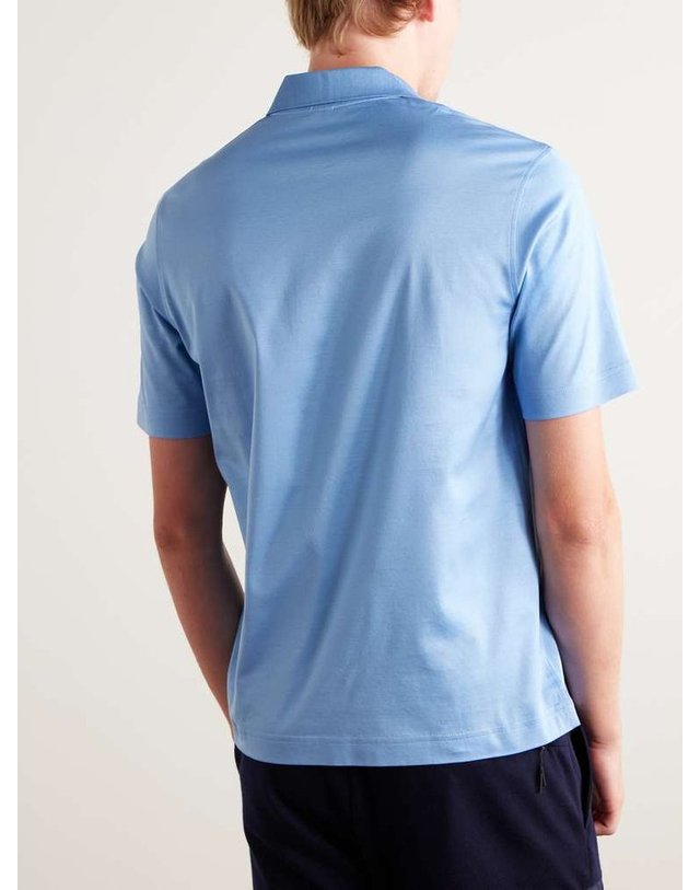 샤르베 [해외직구] 샤르베 슬림핏 코튼 폴로 셔츠 SHORT SLEEVE POLO B0082126481 착용컷