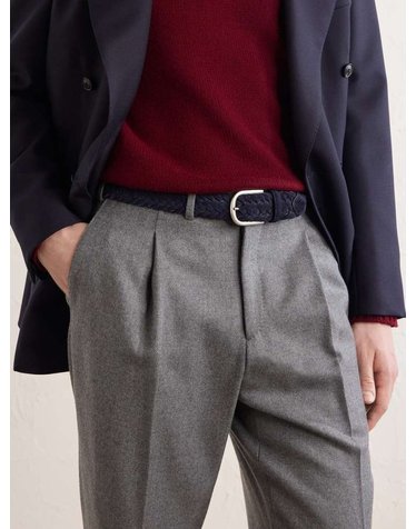[해외직구] 까날리 3CM 우븐 스웨이드 & 울 벨트 KB00535 50C B0082122387