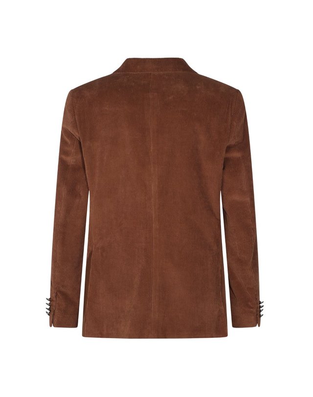 까날리 [해외직구] 까날리 COCOA 브라운 카프리 코튼 벨벳 블레이저 25486HWCJ06215501 B0482510563 착용컷