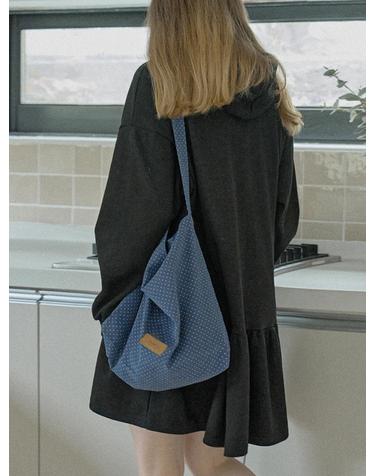 Dot Pattern Eco Bag - BLUE