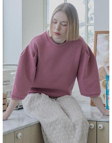 Dart Sleeve Sweatshirt - PINK