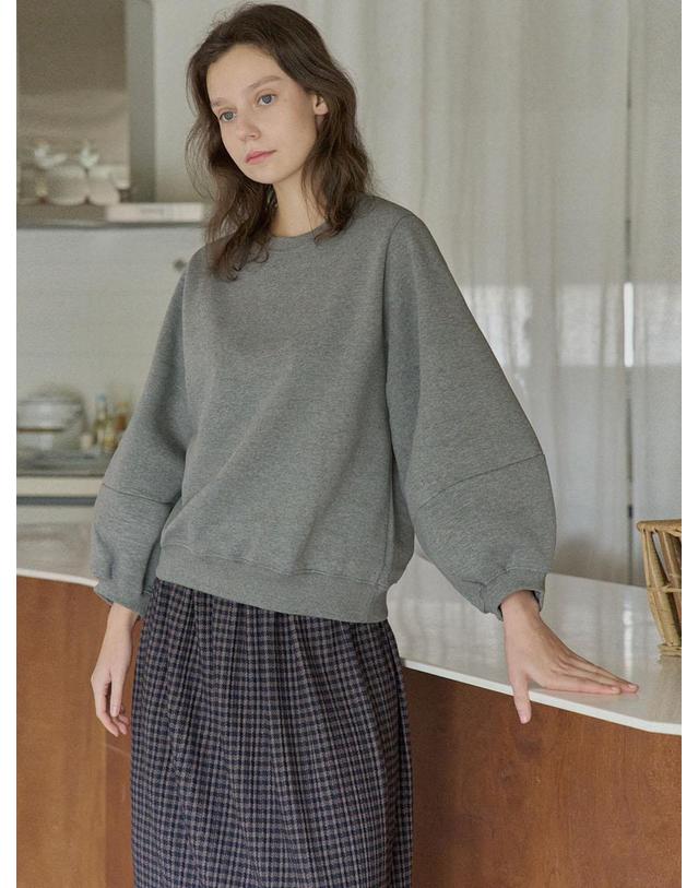 아방 Check Pleated Banding Skirt - NAVY 착용컷