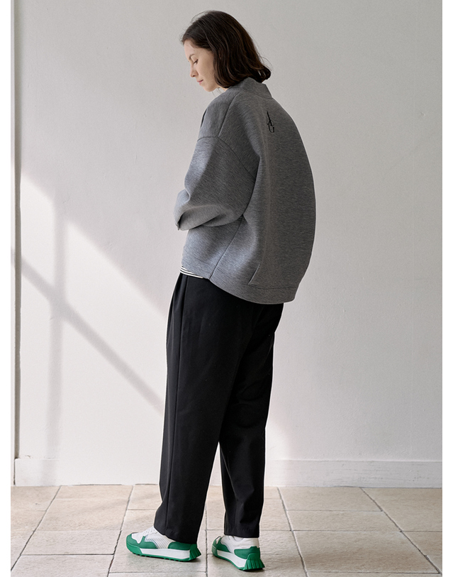 아방 Neoplan Overfit Baseball Jumper - GREY 착용컷