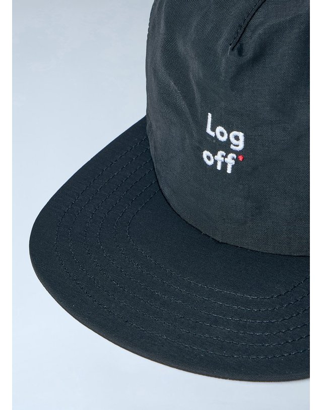 디스트릭트 비전 [해외직구] 26 S/S 디스트릭트비전 5 패널 나일론 모자 DVA001-C Log Off Black B0112366193 착용컷