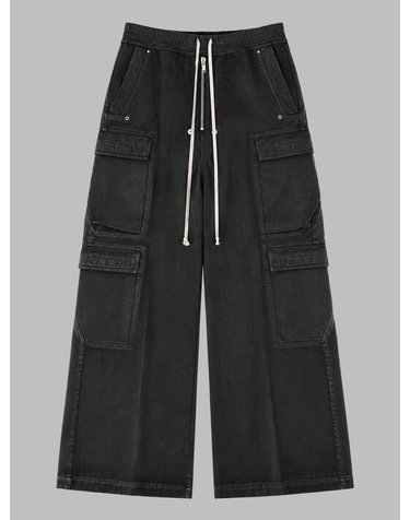 [해외직구] 26 F/W 릭오웬스 다크쉐도우 진 더블 카고 점보 BELAS DU02F6398_BW99X B0042257529