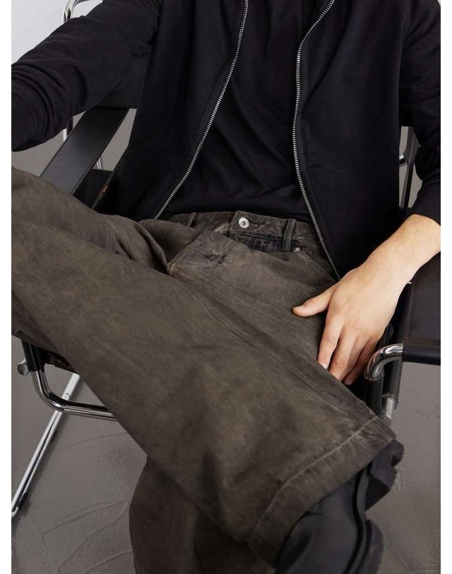 릭오웬스 다크쉐도우 [해외직구] 릭오웬스 다크쉐도우 GETH 와이드레그 진 DU02F6351 DRK B0082252684 착용컷