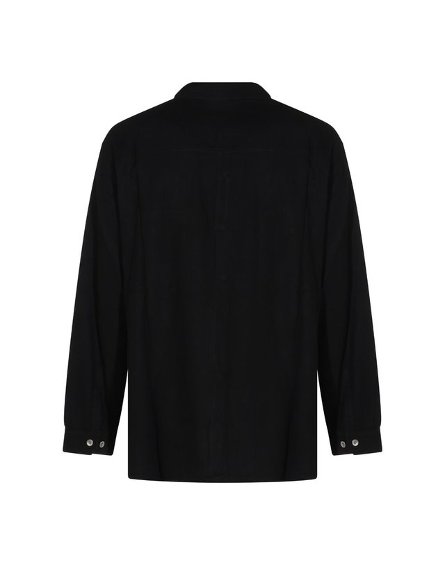릭오웬스 다크쉐도우 [해외직구] 릭오웬스 다크쉐도우 블랙 코튼 점보 셔츠 DU02F6297CFL09 B0562339519 착용컷