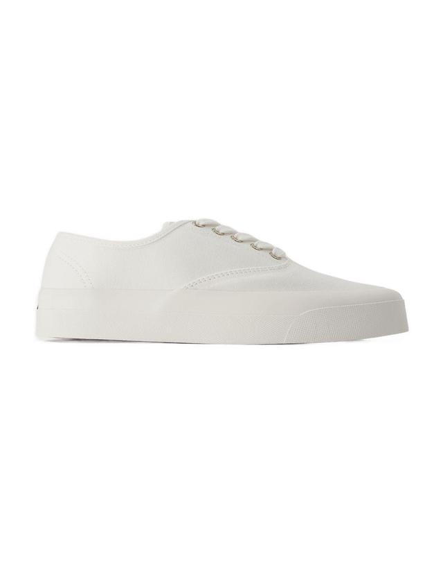 메종키츠네 [해외직구] 24 S/S 메종 키츠네 레이스 업 스니커즈 MAISON KITSUNE 코튼 화이트 MW04801WW9000 B0731457146 착용컷
