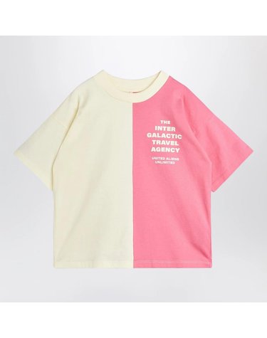 [해외직구] 26 S/S 미니로디니 WHITEPINK 티셔츠 WITH 트래블 AGENCY 프린트 (KIDS ) 26220169-ACO-MU B0051979472