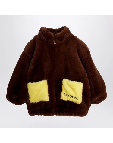 [해외직구] 26 F/W 미니로디니 브라운 페이크 퍼 자켓 (KIDS ) 2671011216PL-BR B0052315110