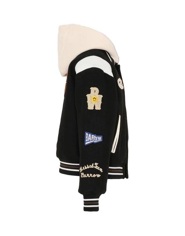 바로우 배로우 [해외직구] 25 F/W 배로우 COLLEGIATE 자켓 (KIDS 상품) F5BKJUJK070K_110 B0041859550 착용컷