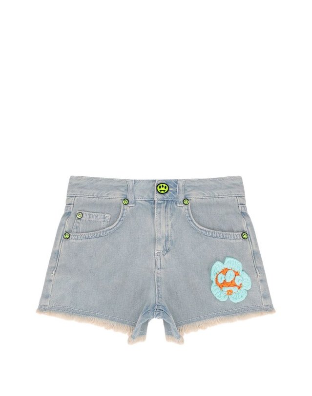 바로우 배로우 [해외직구] 배로우 블루 코튼 쇼츠 (KIDS 상품) S6BKJGSH113172 B0301945780 착용컷