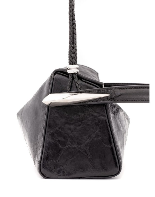 베네데따부르치케스 [해외직구] 베네데따 부르치케스 블랙 뷰티 LAMBSKIN ELIF 백 0104197BLACKBEAUTY B0302334911 착용컷