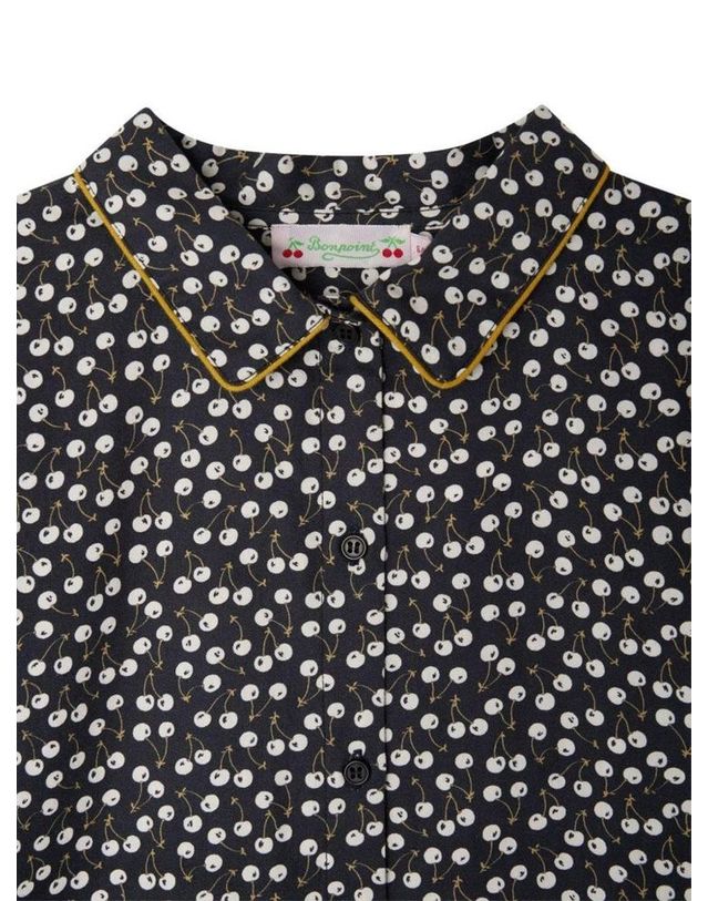 봉쁘앙 [해외직구] 25 F/W 봉쁘앙 블라우스 JACINTHE (KIDS 상품) W05GBLW00013K_676 B0041790681 착용컷