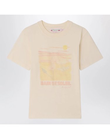 [해외직구] 26 S/S 봉쁘앙 THIDA ECRU 티셔츠 WITH BAIN 드 솔레이 프린트 (KIDS ) S06GTSK00023CO-103 B0051992524