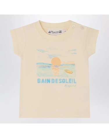[해외직구] 26 S/S 봉쁘앙 티셔츠 톰 ECRU WITH BAIN 드 솔레이 프린트 (KIDS ) S06YTSK00008CO-103 B0051992551