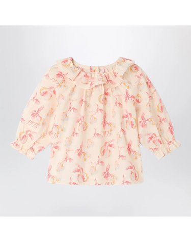 [해외직구] 26 F/W 봉쁘앙 ECRU DOLCI 블라우스 WITH 체리 프린트 (KIDS ) P06XBLW00001CO-603 B0052259443