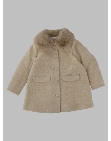 [해외직구] 26 F/W 봉쁘앙 코트 MILADY 콘 COLLO 인 PELLICCIA SINTETICA (KIDS 상품) W06GOUW00017K_060 B0042276591