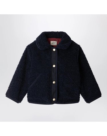 [해외직구] 26 F/W 봉쁘앙 네이비 블루 MOLINE 리버서블 자켓 인 SHERPAEFFECT 후리스 (KIDS ) W06GOUW00007PL-170 B0052324578