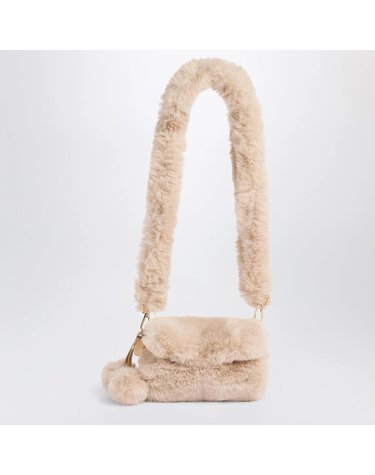 [해외직구] 26 F/W 봉쁘앙 MALAE ECRU 페이크 퍼 핸드 워머 (KIDS ) W06GACW00011PL-003 B0052324586