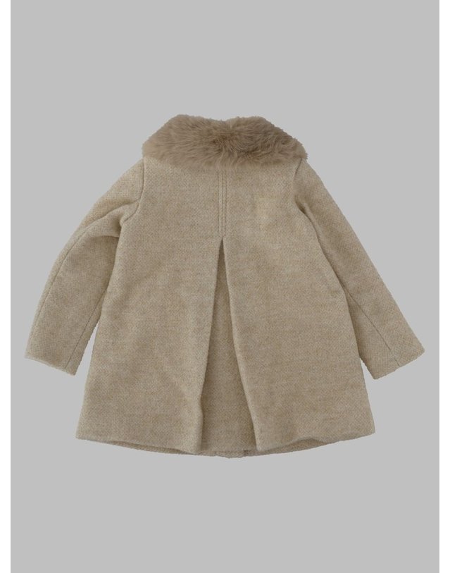 봉쁘앙 [해외직구] 26 F/W 봉쁘앙 코트 MILADY 콘 COLLO 인 PELLICCIA SINTETICA (KIDS 상품) W06GOUW00017K_060 B0042276591 착용컷