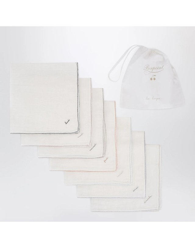 봉쁘앙 [해외직구] 26 F/W 봉쁘앙 WEEKLY 셋 WITH 엠브로이드 화이트 BLANKETS (KIDS ) PERZKID00001CO-000 B0052324600 착용컷