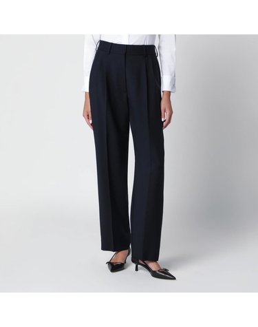 [해외직구] 26 F/W 블레이즈 밀라노 폭스 퍼스트 클래스 트라우저 인 네이비 블루 WITH PLEATS 인 울 블렌드 PTMPA01FC-ESSE-0002 B0052263681