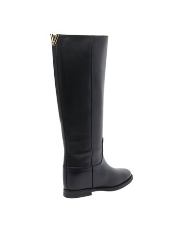 [해외직구] 26 F/W 비아 로마15 레더 V 부츠 4446/776NERO B0012172421