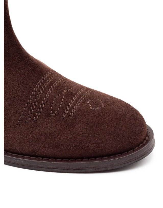 비아로마15 [해외직구] 비아 로마15 다크 브라운 스웨이드 TEXANSTYLE KNEEHIGH 부츠 3514TESTADIMORO B0302501537 착용컷