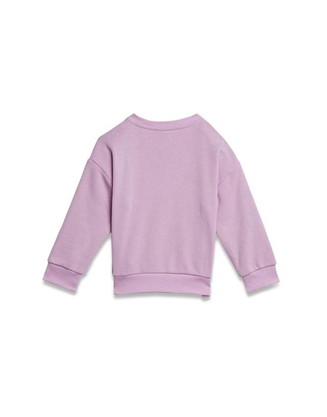아디다스 [해외직구] 22 F/W 아디다스 크루넥 맨투맨 레깅스 (KIDS 상품) HK2910B_PINKYEL B0041083776 착용컷