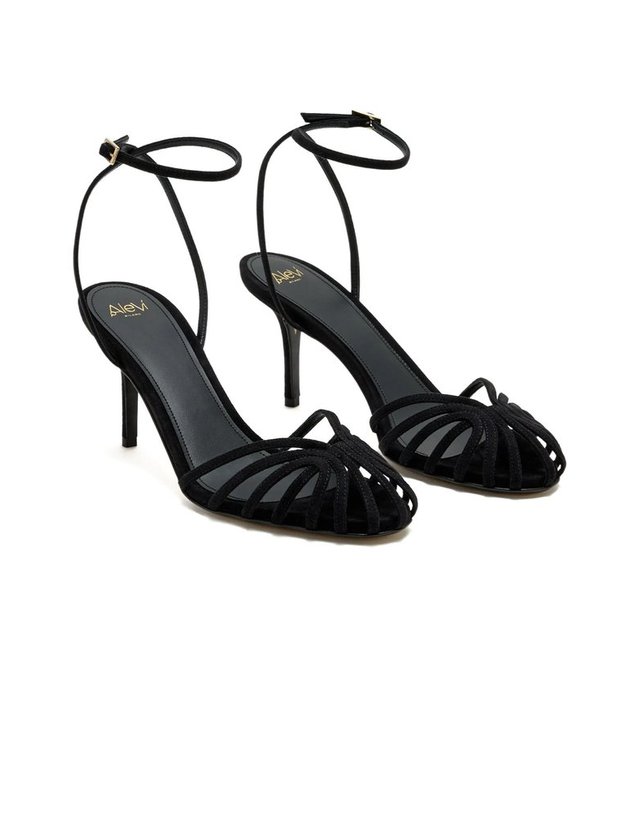 알레비 [해외직구] 알레비 블레이크 샌들 인 블랙 스웨이드 L26SC006N0879997BLACK B0302274919 착용컷