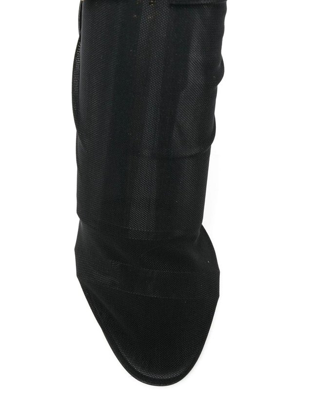 알레비 [해외직구] 알레비 블랙 튈 부츠 L26S7001R0116997BLACK B0302274939 착용컷