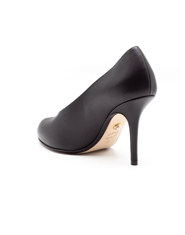 알레비 [해외직구] 알레비 블랙 레더 펌프스 L27W6001R1359997BLACK B0302276437 착용컷